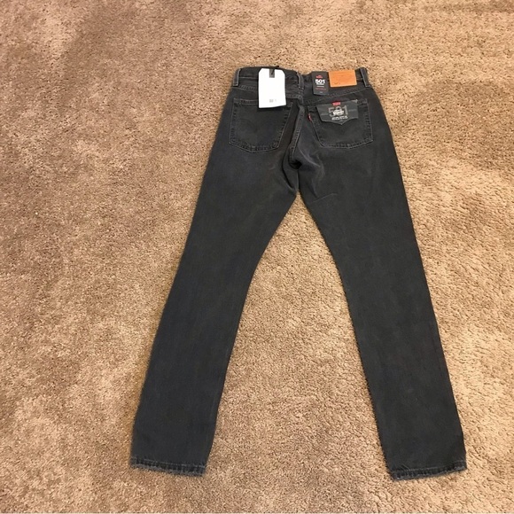 NWT Womens Levi’s Skinny High Rise 501 Black Jeans - Picture 5 of 7